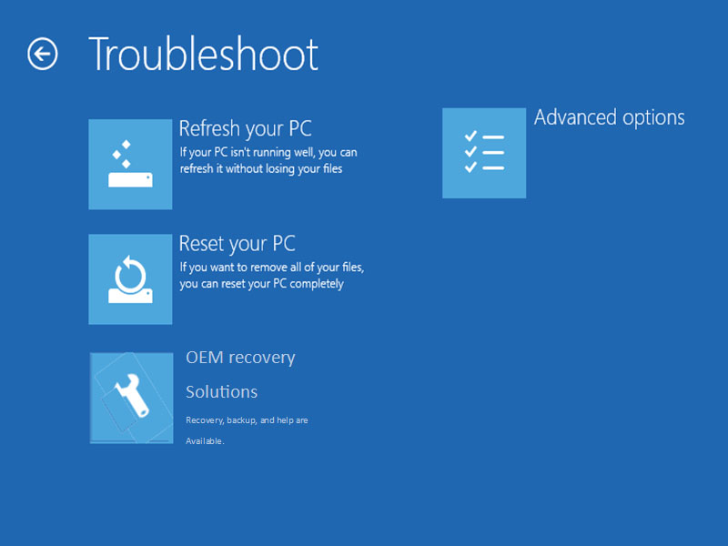 New Recovery Method In Windows 10 Saves Space