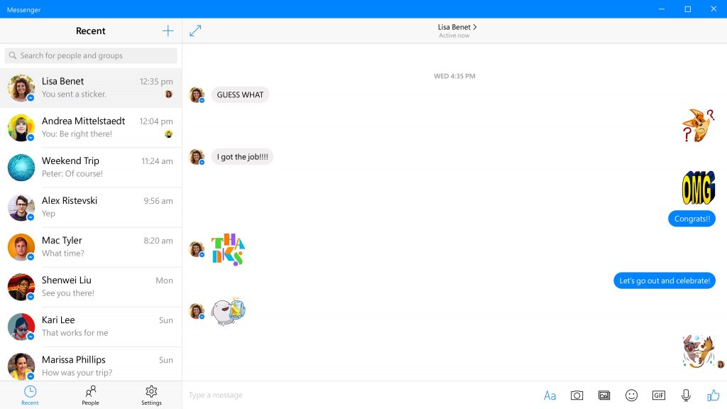 Facebook messenger windows 10 app b WindowsChimp