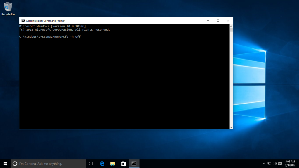 Windows 10 Tutorial: Disable Hibernation To Free Up Space - WindowsChimp