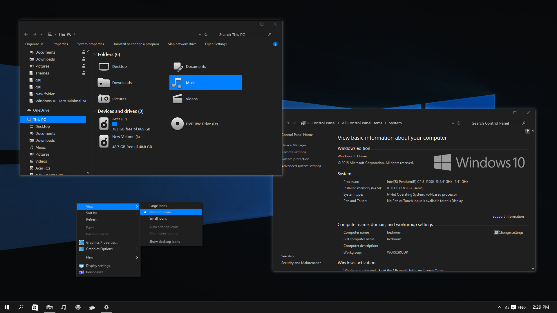 Windows 10 black edition custom theme free download Windows 10 black edition custom theme free download