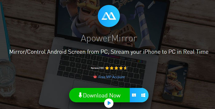 ApowerMirror - How to Mirror Android to PC