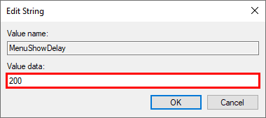 Menu Animation Milliseconds