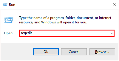 regedit