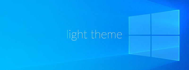 windows 10 light theme