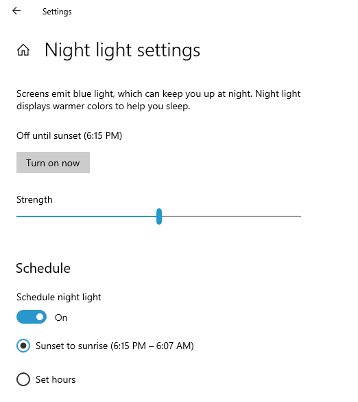 night light