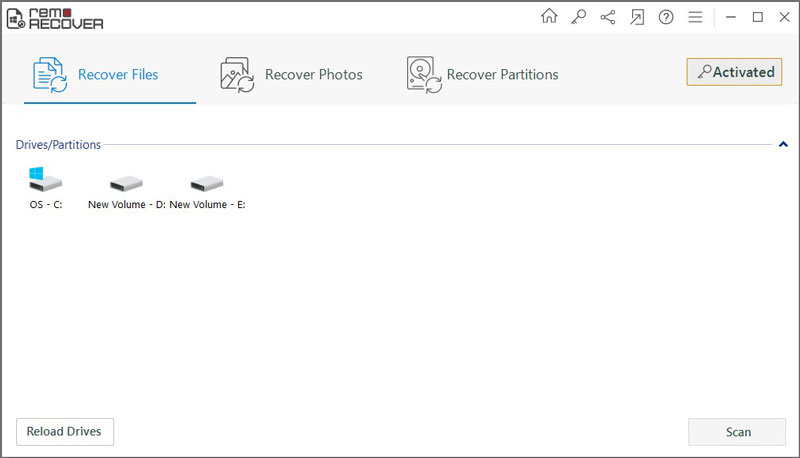 Remo Recover Data Recovery Tool