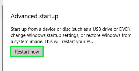 problem resetting your PC