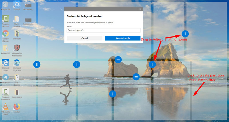 Configuring FancyZones Templates 1