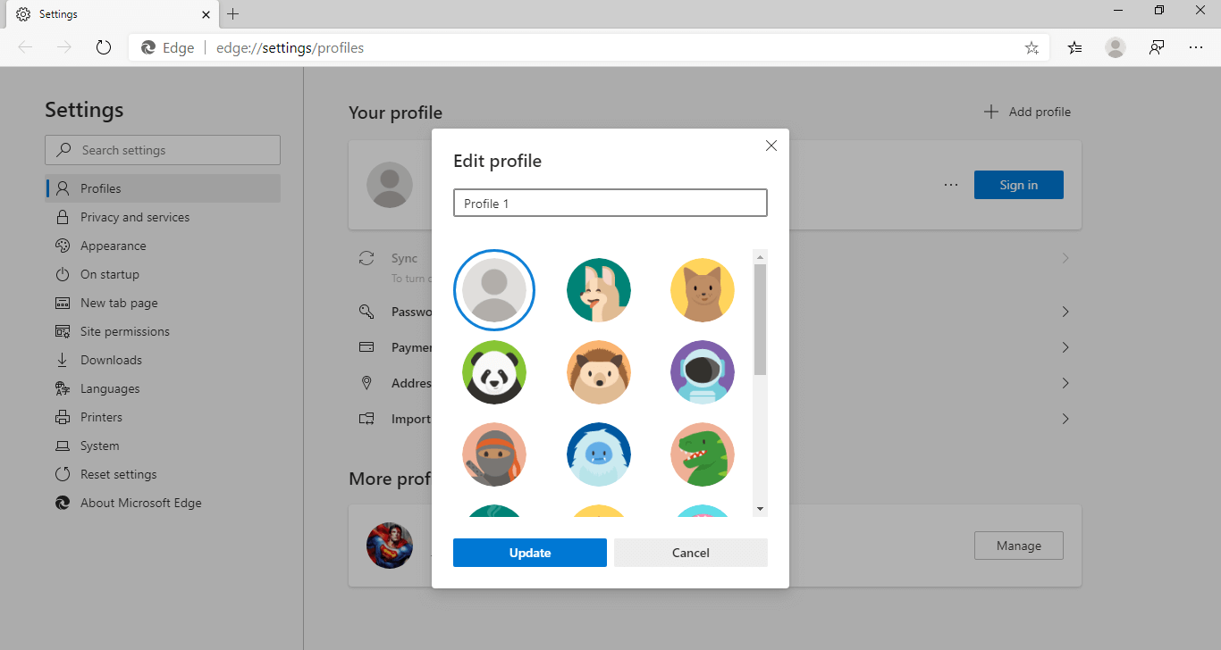 Menambah Profile Pengguna Menambah Profile Pengguna