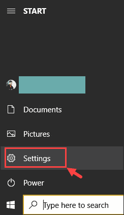 Open settings