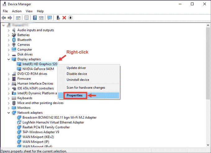 Roll back Display drivers