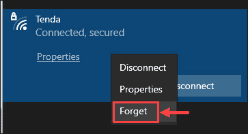 forget the network