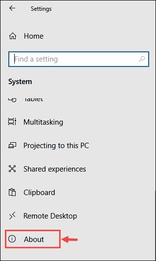 About settings