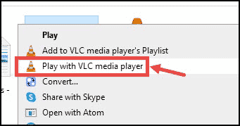 Play with VLC