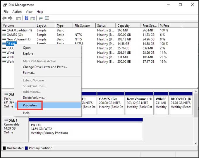 USB Property
