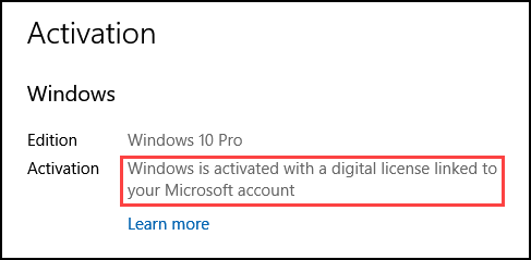 check activation status