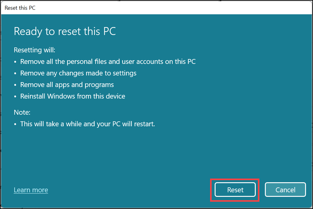 click-reset