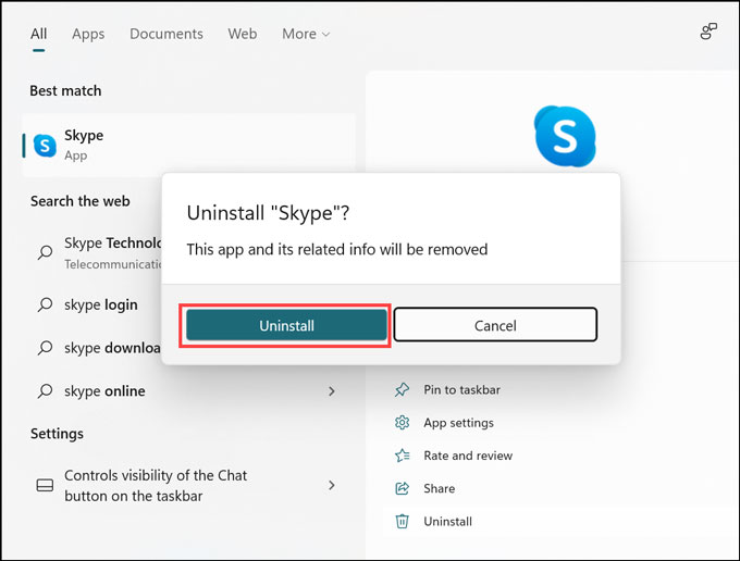 click-on-uninstall