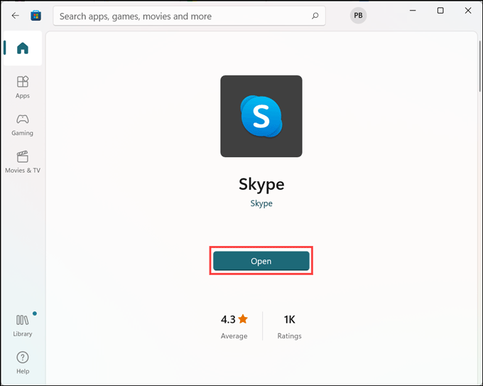 open-skype