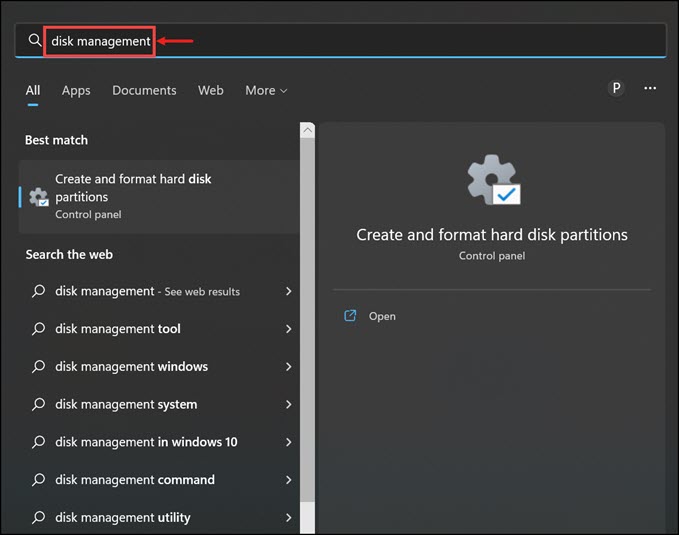 disk management