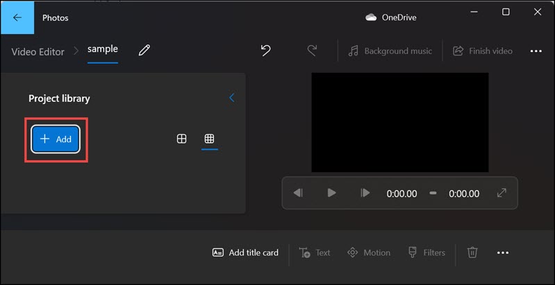 add a video file