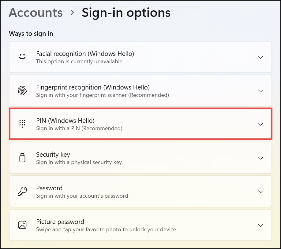 How To Disable The PIN In Windows 11 WindowsChimp How To Disable The PIN In Windows 11 WindowsChimp