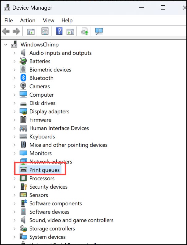 expand print queues