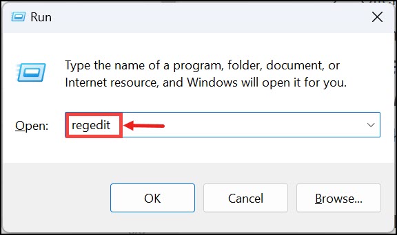 regedit