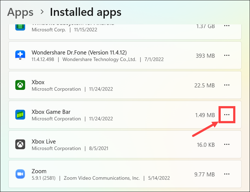 xbox game bar more options